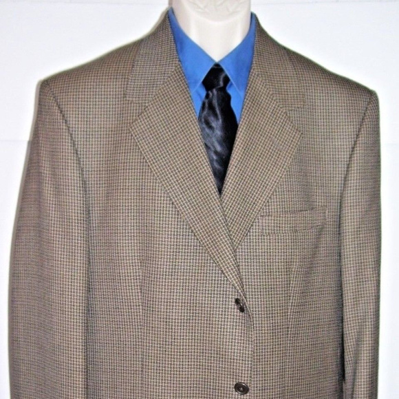 Henry Grethel Mens 42 Long Wool Dress Suit Jacket